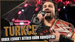 RAW Türkçe Altyazı | Brock Lesnar'ı BİTİREN ADAM ŞAMPİYON ROMAN REİGNS Konuşuyor!!!