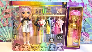 Модная Студия с Эйвери Стайлз Rainbow High Fashion Studio Avery Styles Обзор Куклы и Распаковка