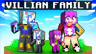 Having a SUPERVILLAIN FAMILY in Minecraft!