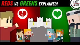 Last Life SMP: The Reds vs Green Lives Explained | DAY 6 - 7