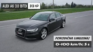 Test: Audi A6 3.0 BiTDI 313 ks - Ja bih radije BMW F10