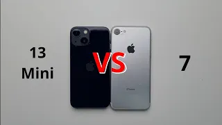 Iphone 13 Mini vs Iphone 7 SPEED TEST