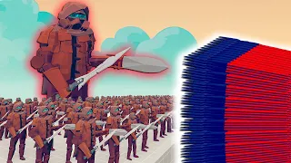 100x FREMEN(DUNE) +1x GIANT VS EVERY GOD- Totally Accurate Battle Simulator TABS