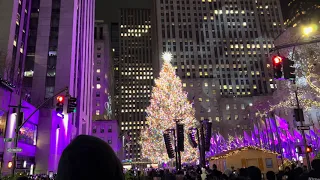 Rockefeller Center Christmas Tree Lighting 2023