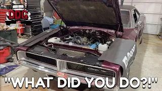 What Happened To This 1969 Dodge Charger That I Tried To Drive 2400 Miles? Engine Teardown And Fix