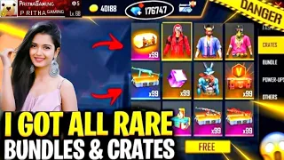 OPEN THE BEST 😱 2000 BOXES AND 50 PACKAGES 📦 OLD PASS BOXES 👊 FREE FIRE | Pritha Gaming