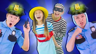 PoliceGirl and Policeman Song 👮‍♂️🚓🚨 | Kids Songs And Nursery Rhymes | Lights Kids