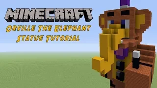 Minecraft Tutorial: Orville Elephant (FNAF 6: Freddy Fazbear's Pizzeria Sim) Statue