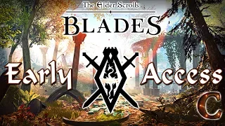 Elder Scrolls Blades, Early Access & First Look, Live Stream in Dazzling 1440p! (Using Galaxy S8+)