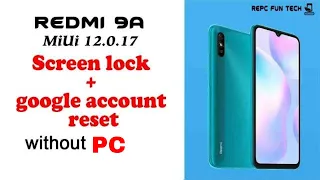 redmi 9a frp bypass | xiaomi miui 12 frp bypass without pc android 11 | redmi note 9 factory reset