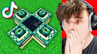 SPRAWDZAM LIFEHACKI z TIKTOKA KTÓRE 100% DZIAŁAJĄ w MINECRAFT!!!