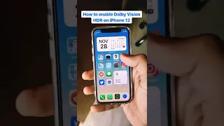 Enable Dolby Vision HDR - iphone 12 | #apple #iphone #iphone12 #camera #dobly #hdr | VivTechnology