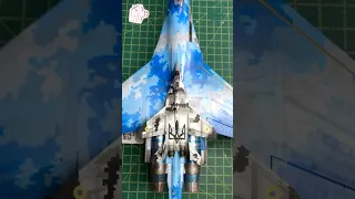 Sukhoi Su 27  1/32 - Mig 29 1/72 - Ukraine air force - scalemodel - aircraft model  - PLASTICMODEL