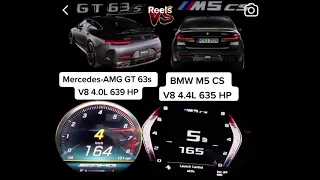 Mercedes-AmG GT 63s VS BMW M5 CS