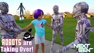 ROBOTS are TAKING OVER NINJA KIDZ TV!! NEXT GEN New Movie!