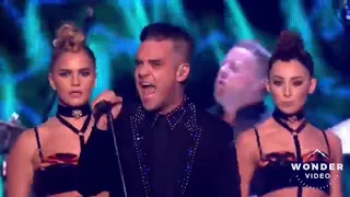 Robbie Williams mixed signals brits awards 2017