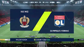 ⚽ Nice vs Lyon ⚽ | Ligue 1 (24/10/2021) | Fifa 22
