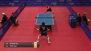 KIZUKURI Yuto vs SZUDI Adam | U21 MS | R16 | Bulgaria Open 2017