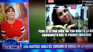 Aida Martínez habla de drogas en Chollywood y Magaly se pone nerviosa.