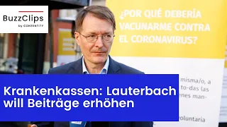 Lauterbach plant Erhöhung der Krankenkassen-Beiträge