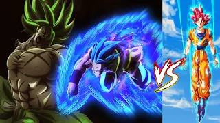 First Time Using LR BLUE GOGETA & LR SSJ BROLY (VS. GOD GOKU! SUPREME BATTLE SPECTACLE!)