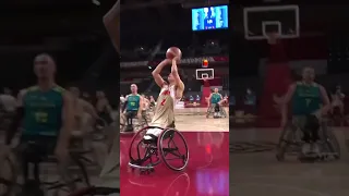 Sike! 😳 #Shorts #Wheelchairbasketball #Paralympics