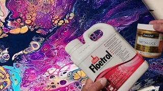 This Acrylic Pour Recipe Creates Beautiful Cells! Acrylic Pouring Art