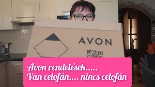 Avon rendelések....🛍️🧴van celofán.....nincs celofán 🤔🤔