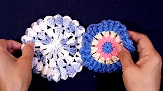 How To Crochet a Tea Coaster By Shagufta's Creation.