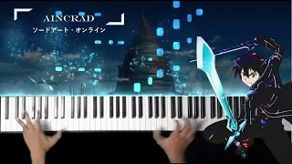 ソードアート・オンライン / Sword Art Online OST - Aincrad (Piano - ピアノ)