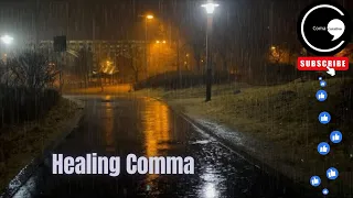 Overcoming insomnia within 5 minutes with heavy rain in the park, rain sound ASMR lullaby white nois