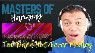 MASTERS of HARMONY singing, "Too Darn Hot/Fever Medley" | REACTION vids with Bruddah Sam