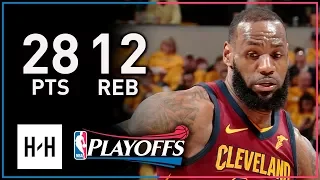 LeBron James Full Game 3 Highlights Cavs vs Pacers 2018 Playoffs - 28 Points, 12 Reb, 8 Assists!