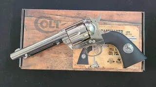 Colt Peacemaker .177 CO2 pellet pistol unboxing. Umarex