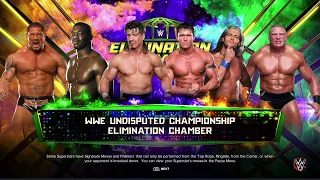 "WWE 2K23: 6-Man Elimination Chamber Mayhem - Who Will Emerge Victorious?"