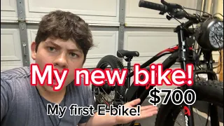 I bought a E-bike! #youtubeshorts #foryourpage #ebike #fip #subscribe #999 #bikelife #youtube