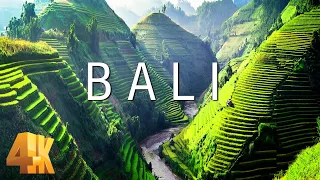 FLYING OVER BALI (4K UHD) - Relaxing Music With Amazing Beautiful Nature Scenery For Stress Relief