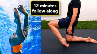 The BEST ankle mobility routine for swimmers!