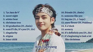 KIM TAEHYUNG BTS (뷔) PLAYLIST 2023 SOLO+COVER SONG