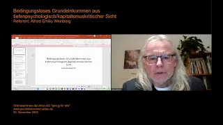 Bedingungsloses Grundeinkommen aus tiefenpsychologisch/kapitalismuskritischer Sicht