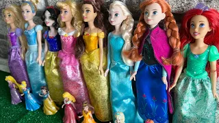 ASMR 5 MYSTERY SURPRISES Disney Princess Mattel Miniature Dolls Satisfying Unboxing NO Talking Video