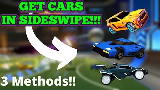 How to get CARS in Rocket League Sideswipe!!(All 3 Methods)