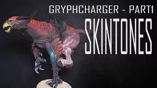 How to paint Pallador Vanguards - Part 1: (Wet-in-wet) Multicolored skin on the Gryphcharger