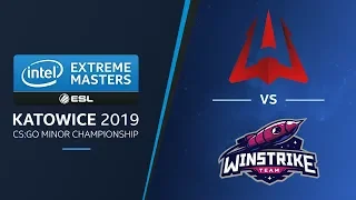 CS:GO - AVANGAR vs. Winstrike [Dust2] Map 1 - UB Final - IEM Katowice EU Minor 2019