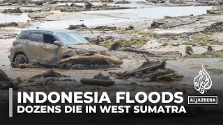 Dozens dead and several missing in Indonesia flash floods, cold lava flow