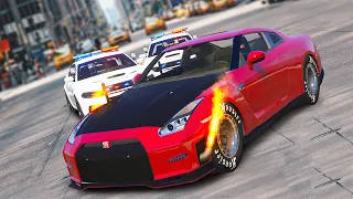 5000bhp GTR TROLLS the cops  | GTA 5 RP