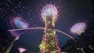 Garden Rhapsody Full Show ~ Gardens By The Bay ~ Supertree Grove