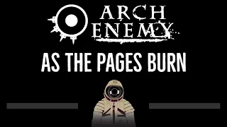 Arch Enemy • As The Pages Burn (CC) 🎤 [Karaoke] [Instrumental Lyrics]