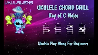 Ukulele Chord Drill Practice - C Major - Ukulele Play Along