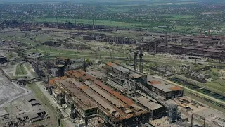 Ukraine: Aerial views of destroyed Azovstal steel plant | AFP